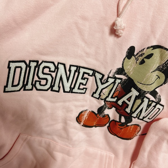 Disney Pink Mickey Mouse Hoodie&Sweatshirt Drawstring Backpack -Brand New - Picture 4 of 7
